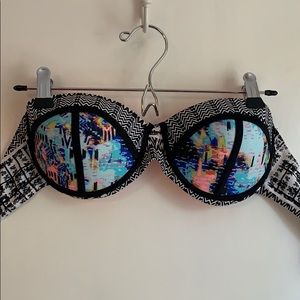 Coral Tropics bikini top